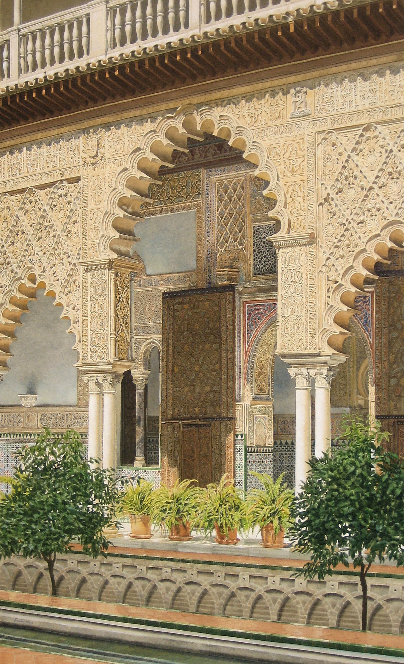 Moorish Courtyard
